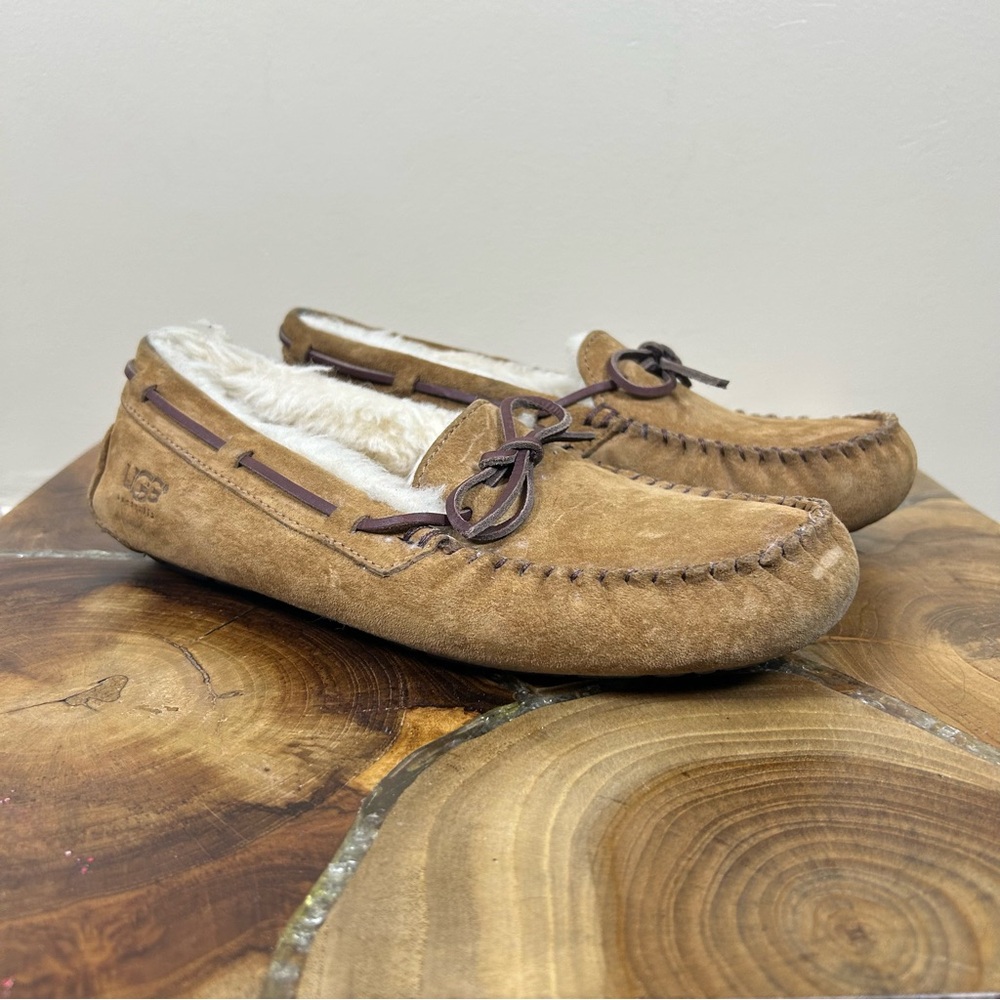UGG Women's Tan Suede Loafers size 7